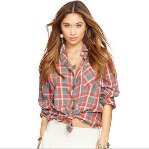 || RL Denim & Supply || “Tomboy” fit flannel